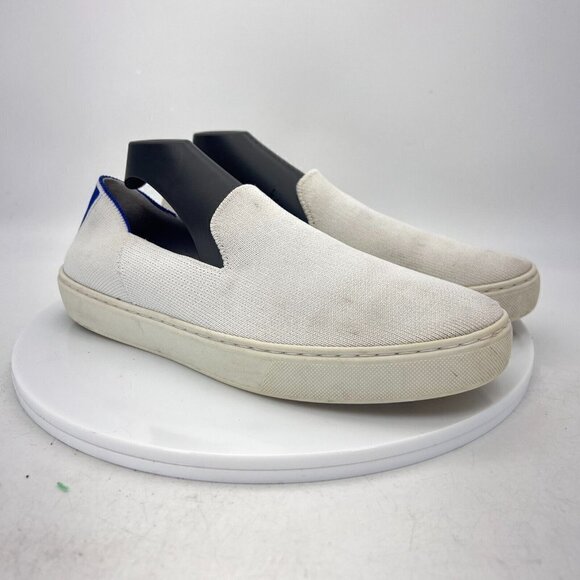 Rothy’s The Original Women Size 8 Bright White Textile Slip On Flat Shoes - Picture 4 of 15
